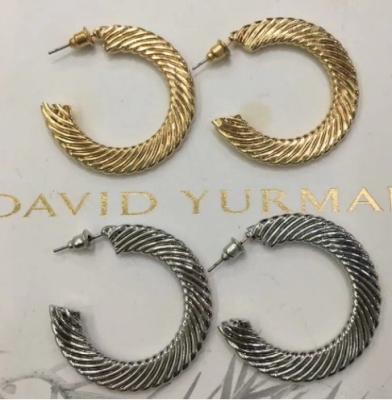 (E-72)Women's Jewelry Silver /Gold Plated  Hoop Earrings for Women Gift