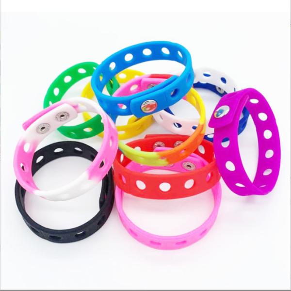 Hot Seller Kids Silicone Rubber Bracelet Charms for Education Target End User 21cm