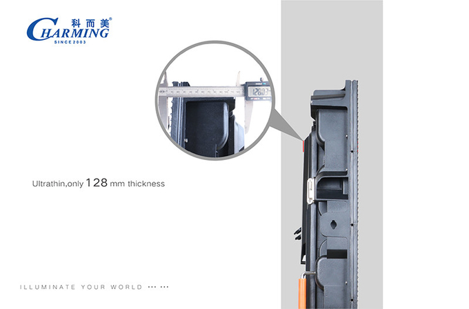 P4/P5/P6.67/P8/P10 Круговая коробка для печатных плат Алюминиевый сплав 10% ∼ 90% RH Наружный дисплей 320*160 мм ≥1920Hz