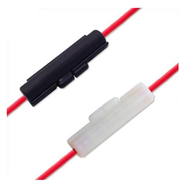 3AG Peel-Off Type Nylon Flame Retardant Glass Tube In Line Fuse Holder