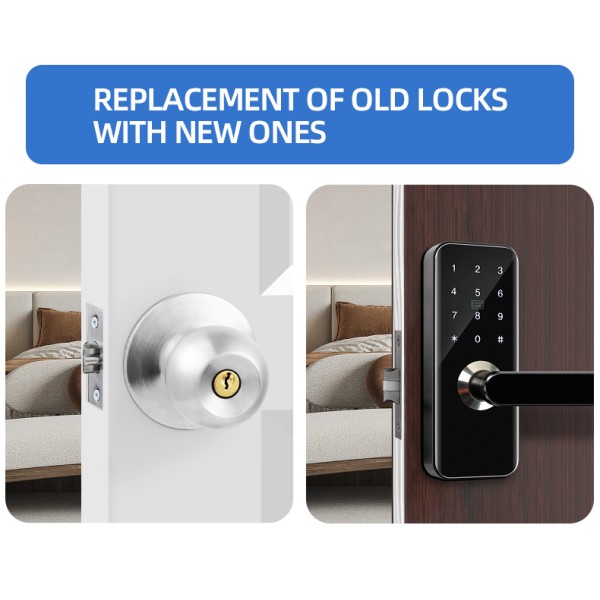 YAGU Wholesale Price High Quality Mobile Application Durable Granular Digital Button Swipe Card Password Door Lock