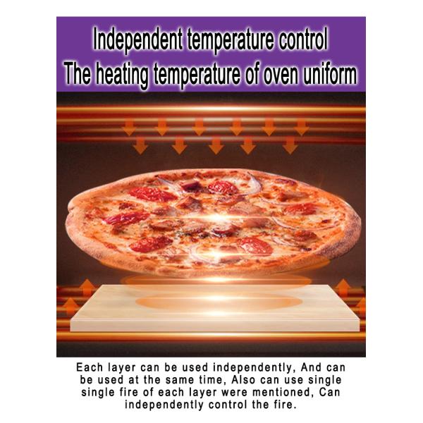 Газовая плита 6 подносов небольшая с электрической квадратной печью тандыра противня стали углерода