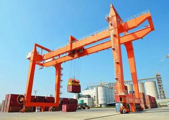 RMG Rail Mounted Electric Gantry Crane 5-200t Electric Trolley Double Girder