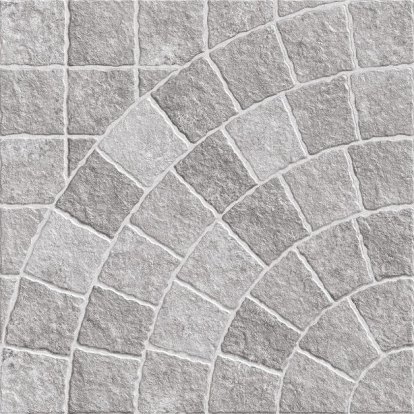 Light Gray Paving Ceramic Tiles 600x600mm Stain-resistant Outdoor Tiles for Square