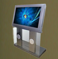 52 55 65 All in One Samsung IR Touch Screen Kiosk Internet CPU I5 Chipset , 500cd/ m2
