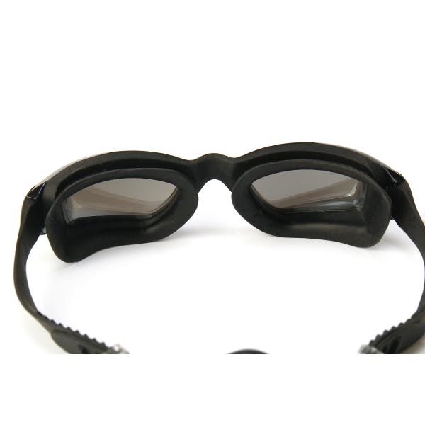 Summer Swimming Goggles Professional Anti-fog Swimming Goggles Men & Women Big Box Electroplating + Swimming Cap SilverI