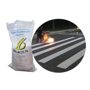 Buena liquidez HUA QUN Marca de pintura termoplástica para el marcado de carreteras