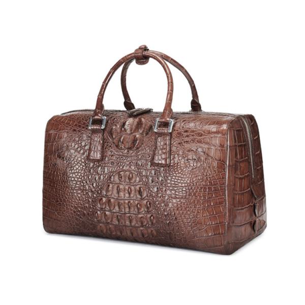 New crocodile-skin business travel carry-on handbag male high-end big volume business travel luggage briefcases