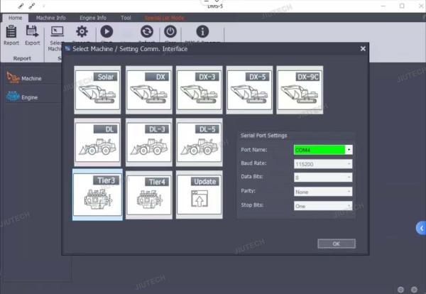 For Doosan Uvim Diagnostic Tool Excavator Forklift Engine Fault Scanner Detection Obd Interface Ddt Carnics Scr Dpf Dcu