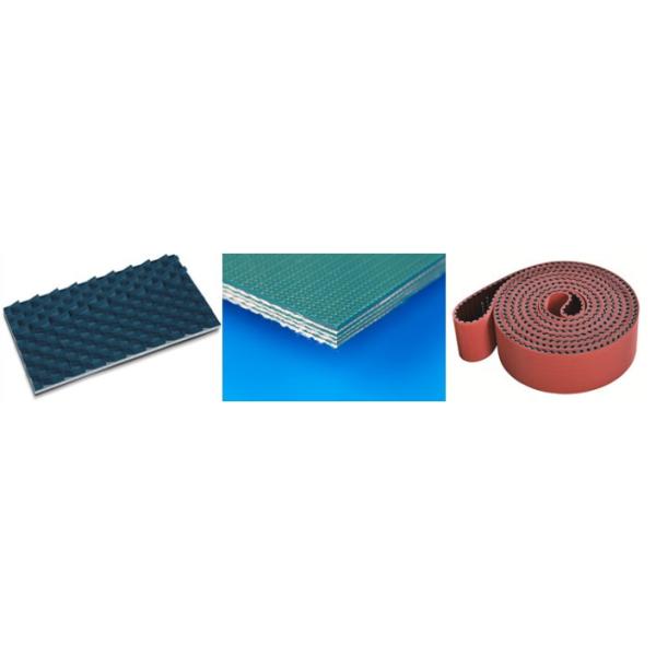 Double Side Mini Golf Pattern 9mm PVC Conveyor Belt Petrol Green