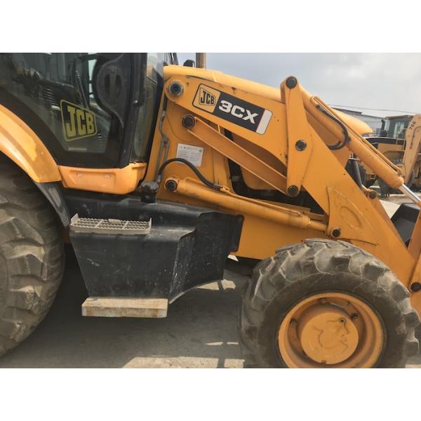 JCB 3CX Second Hand Wheel Loaders 4 In 1 Bucket With Fold Over Forks