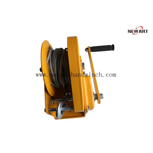 1800 LB Mini Manual Hand Winch Hand Operated Brake Winch For Boat Trailer / Construction