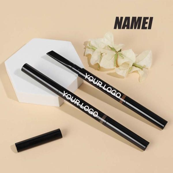 ABS Eyebrow Pencil Tube Cosmetic Packaging Round Eyebrow Pencil Empty Tube Fill Plastic Eyebrow Pencil Container