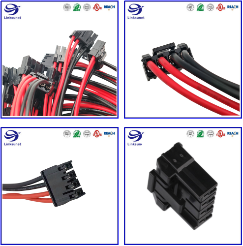Female Socket Receptacle Connector Wire Harness Pitch 3.96mm 1 Row