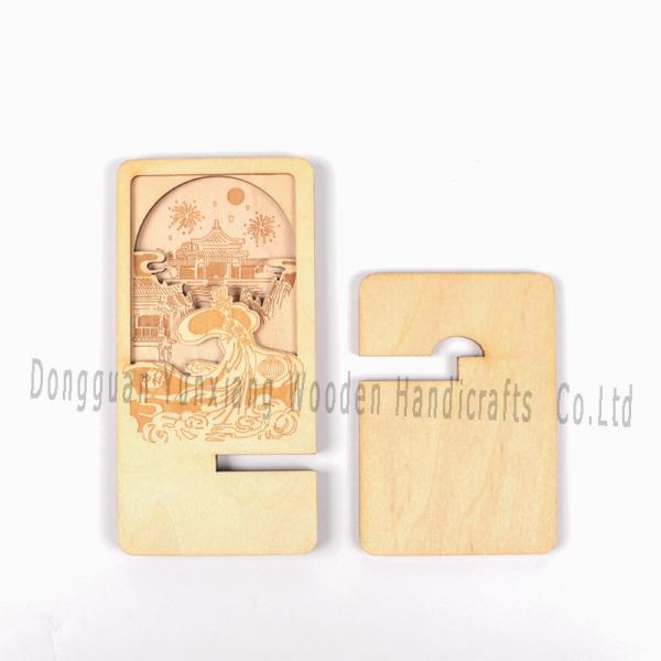 Urban Creative Wooden Mobile Phone Holder City Tourism Surrounding Gifts Ornaments Souvenirs