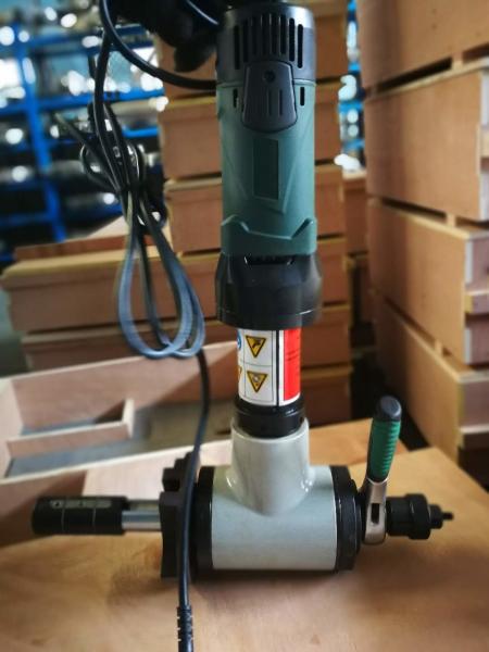 ISP -120 ISO Pneumatic Pipe Beveler , Pipe Beveling Chamfering Machine
