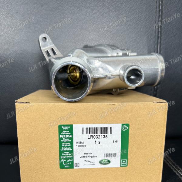LR032135 LR035124 AJ812976 3.0 V6 5.0 V8 Aluminum Thermostat Housing For Range Rover