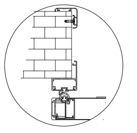 Automatic sliding glass door-double door