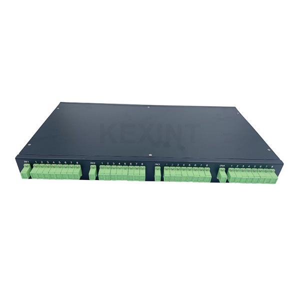 KEXINT 4 X 8 SC APC Fiber Optic PLC Splitter 1U ODF 19 дюймовая стойка панели оп
