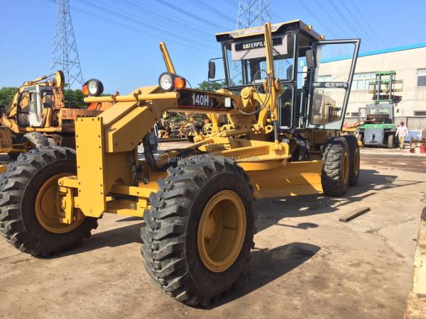 140G 140K 140 Motor Grader Secondhand CAT with 6CTA8.3 Engine Model and 16000 kg Weight