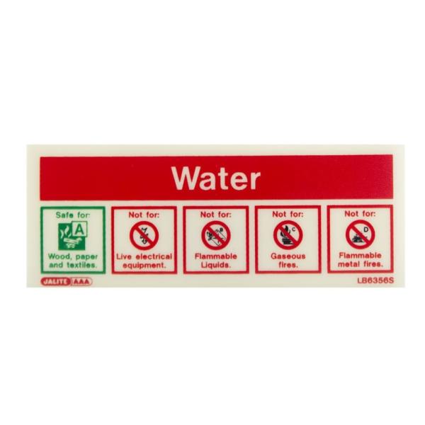 Signe de Co2 d'extincteur photoluminescent imperméable de symboles d'équipement de lutte contre l'incendie