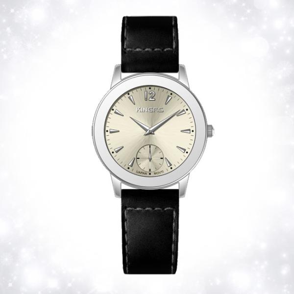 Water Resistence trendy ladies luxury watches with leather strap