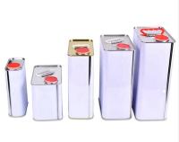 Place imprimée adaptée aux besoins du client Tin Paint Can With Lids en métal