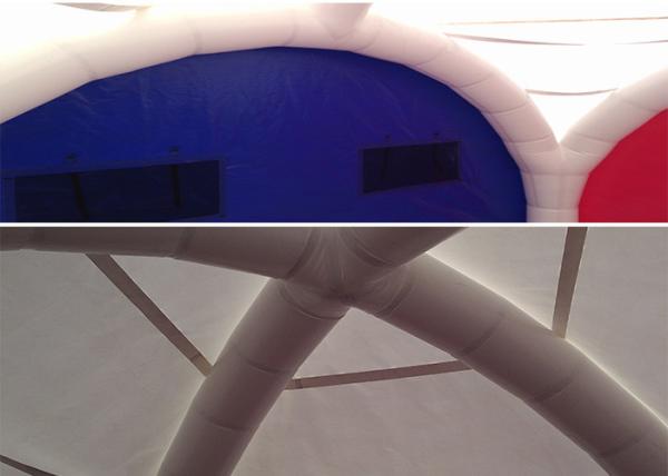 Red / Blue Durable Iinflatable Family Tent / Inflatable Outdoor Tent  For Activity Or Event