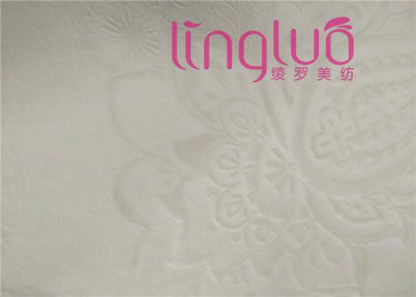 Spray Flowers Antistatic 460gsm Velvet Flocked Fabric