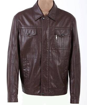 Europeo modificado para requisitos particulares, Smart, casual, diseñador y chaquetas de cuero ligeras para los hombres