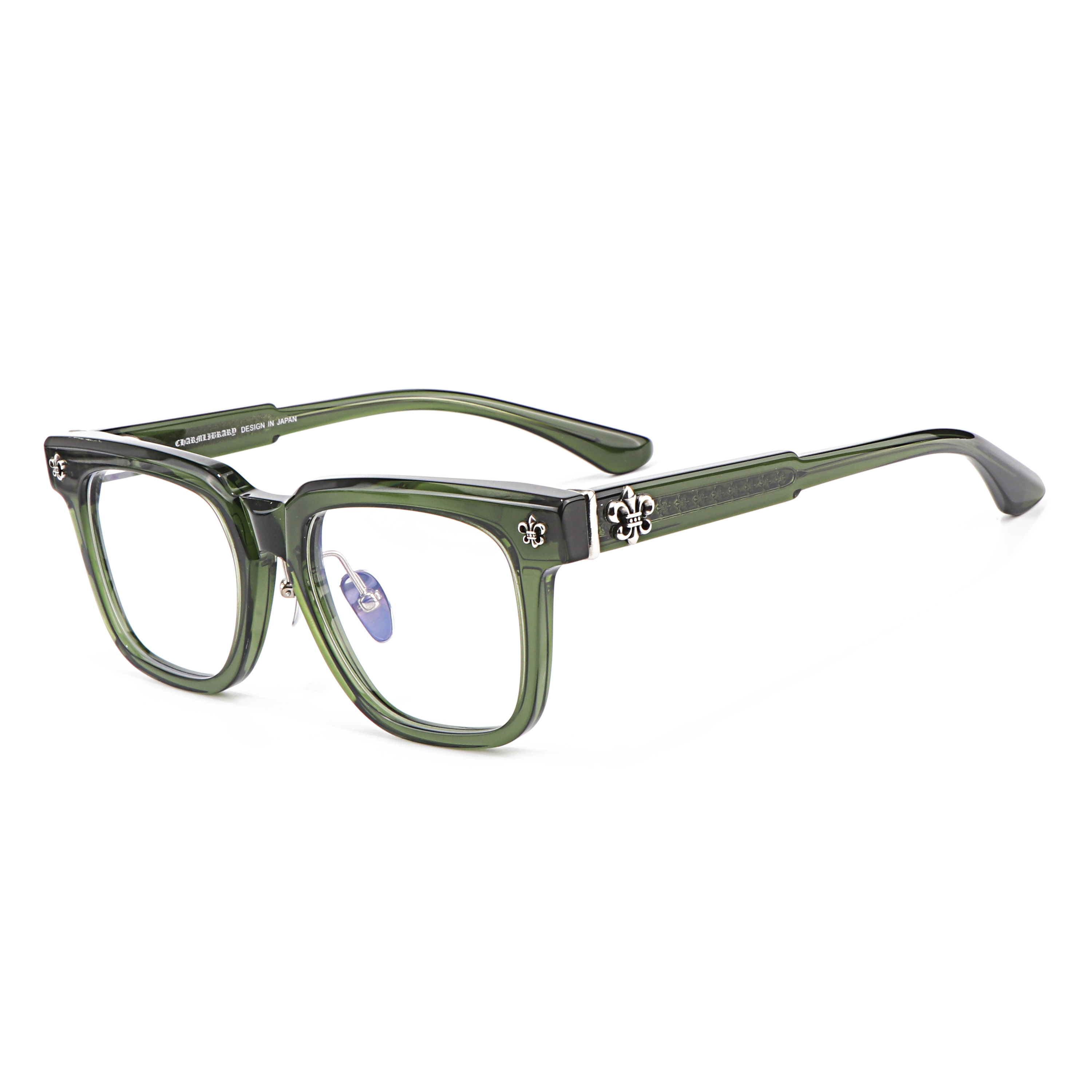 Acetate Large Frame Black Tortoiseshell Transparent Optical Prescription Presbyopia Multifocal Modern Glasses Frames for Girls