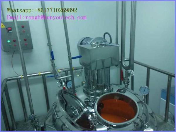 armazenamento 100L que agita o tanque de aço inoxidável com aquecimento elétrico da bomba de vácuo