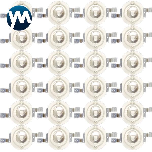 A lâmpada de imitação UV do poder superior do lúmen do diodo emissor de luz SMD 3W perla a cura clara UV