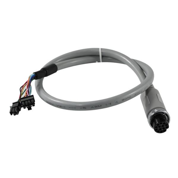M12 14-Pin Female Circular Connector Cable with Open Wire End