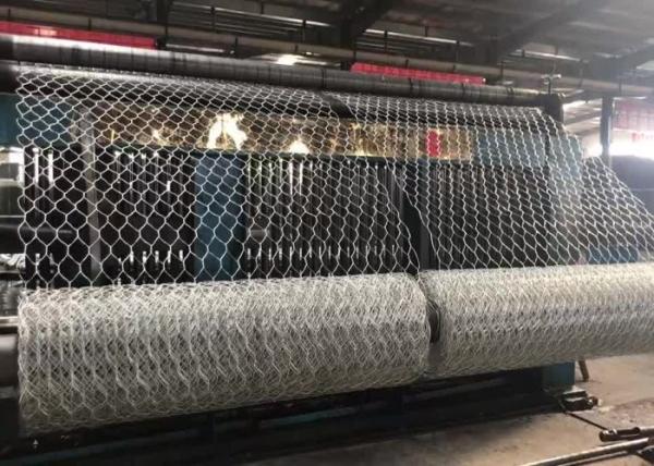 3.05mm 2.7mm Low Carbon Wire Galvanized Gabion Mesh 3x1x1m 2x1x1m
