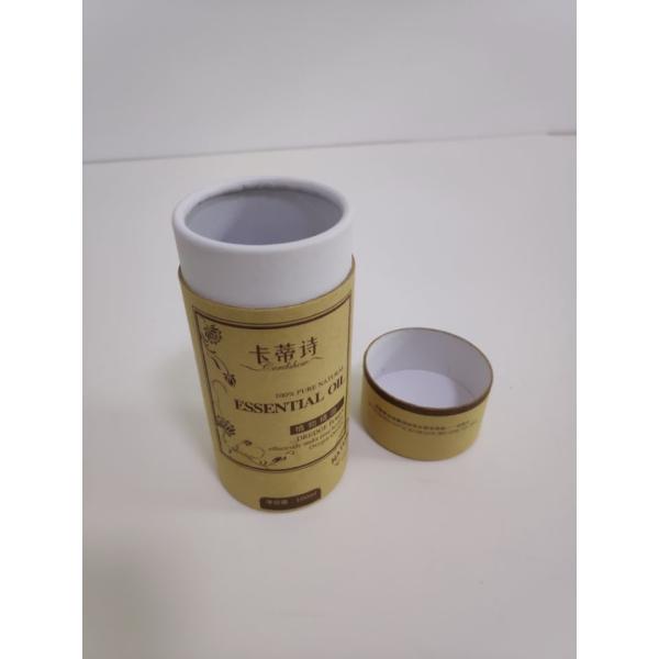 Luxury custom printed logo paper tube cosmetic packaging box for essential oil