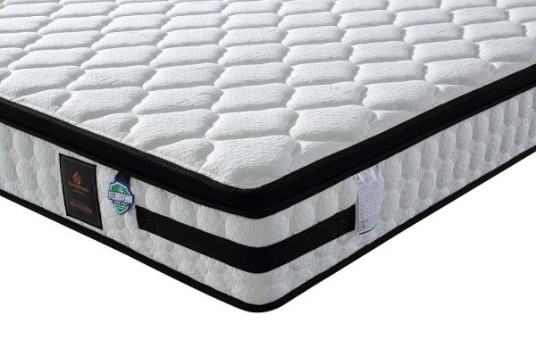 Individually Wrapped Pocket Spring Mattress With Violet High Resilience Foam Tencel Fabric