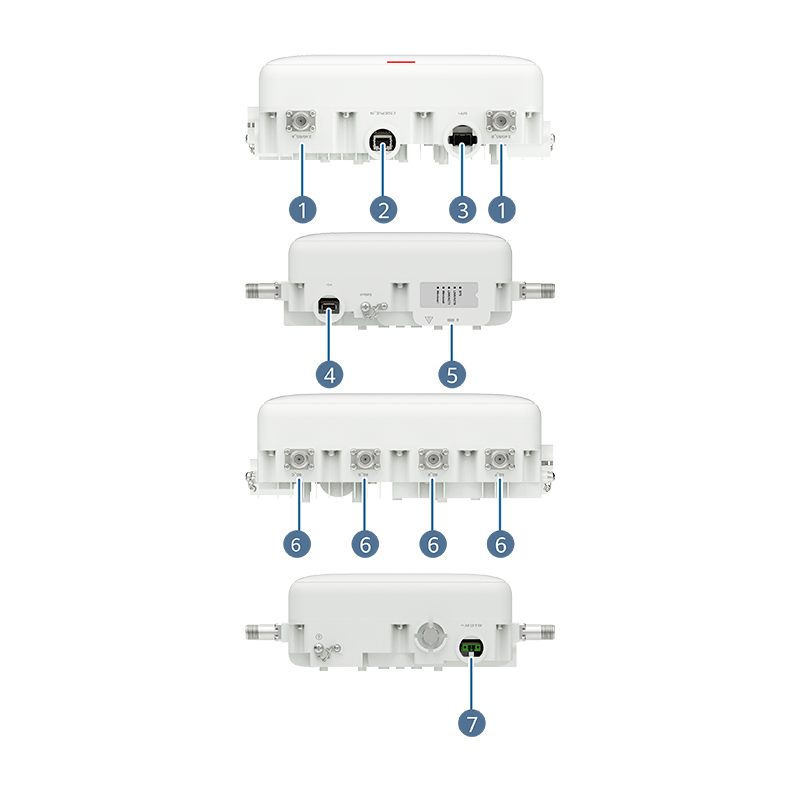AirEngine 5776I-X6EH 50087923 Wireless Wi-Fi 7 Outdoor Access Point With External Antenna