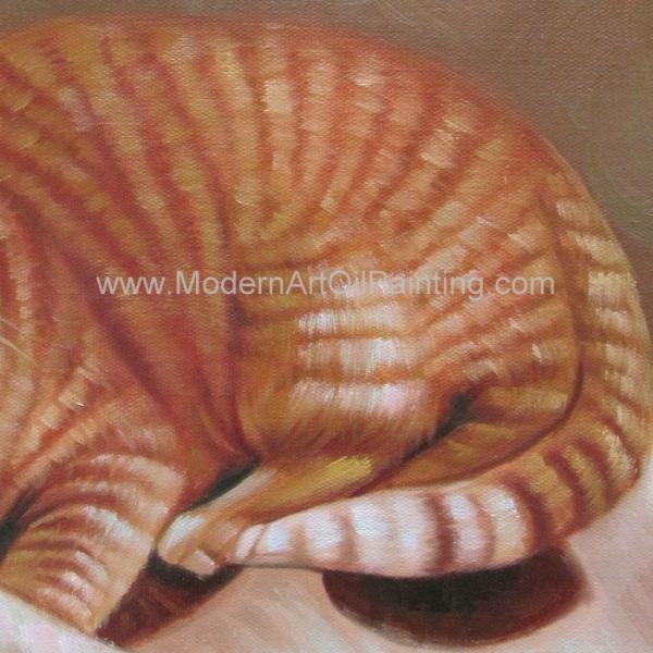 Cat Portrait Oil Painting Hand - Painted With Texture Turn Your Photo Into A Painting