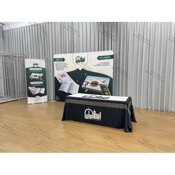 Easy Setup Exhibition Stand Reusable Trade Show Booth 10*10ft Custom Design Event Equipment Exhibition Booth