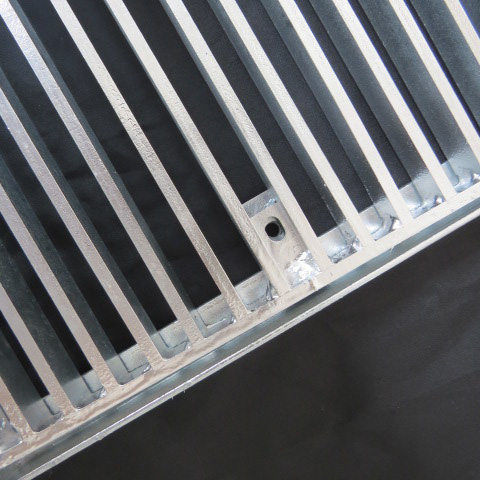 Hot Galvanized Steel Grating Plate , Customized Trench Cover Plate Grating