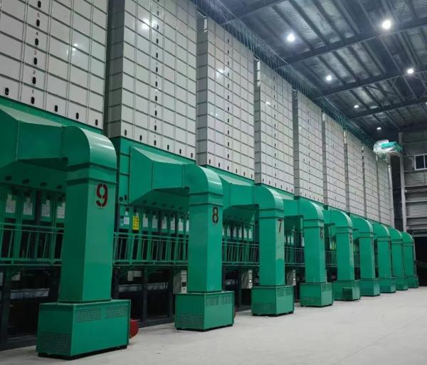 Batch Type 210 Tons Vertical Paddy Dryer Machine Manual Control