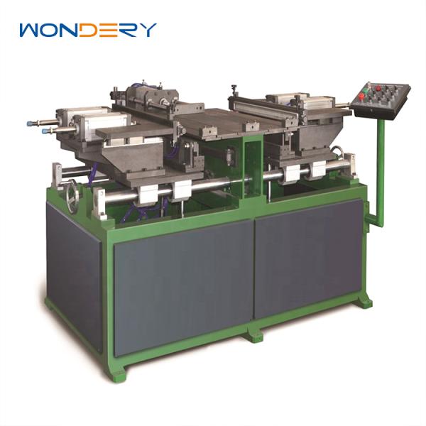 Semi-Automatic Aluminum Radiator Core Assembly Machine 500kg PLC Control