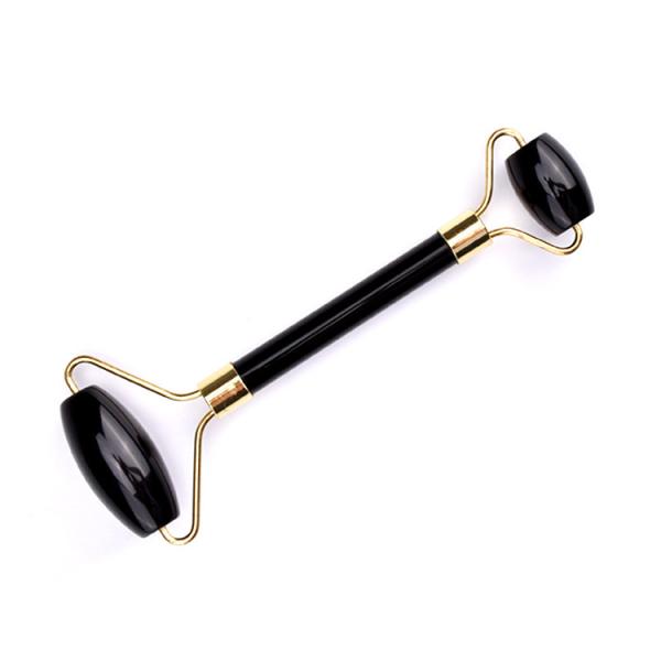 Obsidian Face Jade Rollers Remove Toxins Black Jade Face Massager Slimming Tool