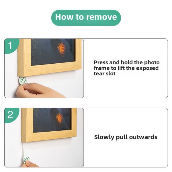 High Quality Acrylic AdhesiveNo Trace Removable Magic Artifact Frames Nails for Home Use