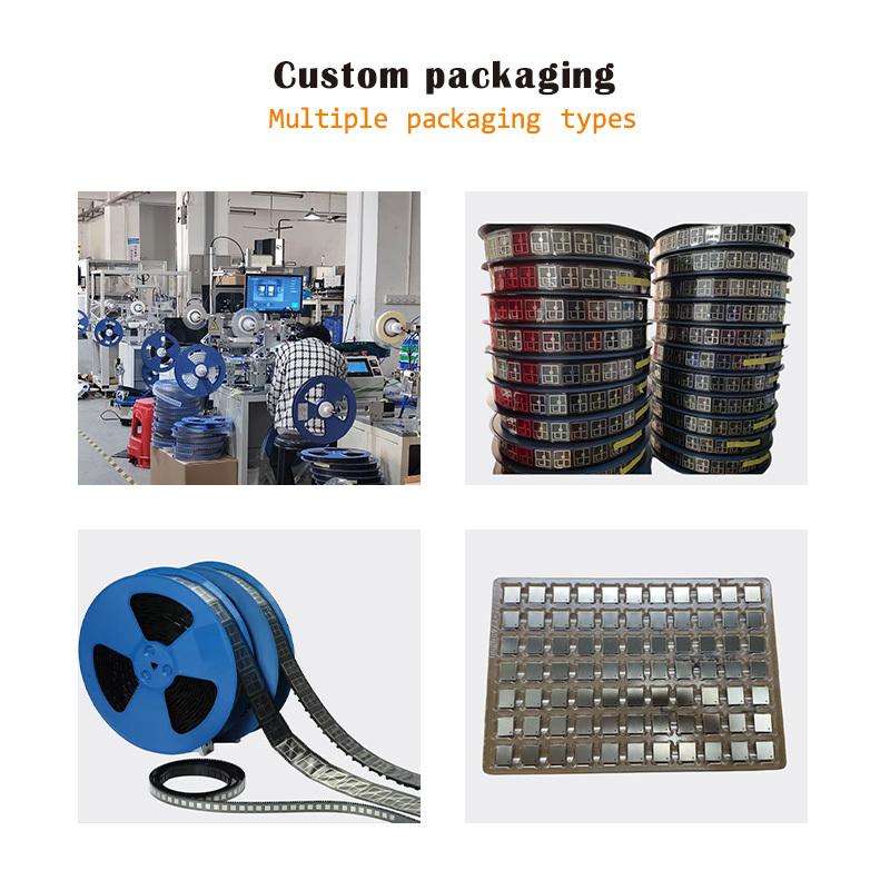 OEM Custom Stamping RF Shield Cover EMI Shielding Can Tinplate Nickel Silver Stainless Steel 0.1mm-12mm Thickness C7701 C7521