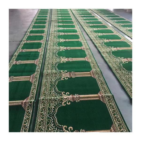 80% Wool and 20% Nylon Masjid Prayer Carpet for Custom Muslim Mosque Design