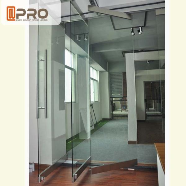 Movable Modern Office Partitions With Clear Tempered Glass Color Optional
