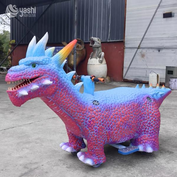 Kids Electric Dinosaur Ride On Car Customizable For Square Streets