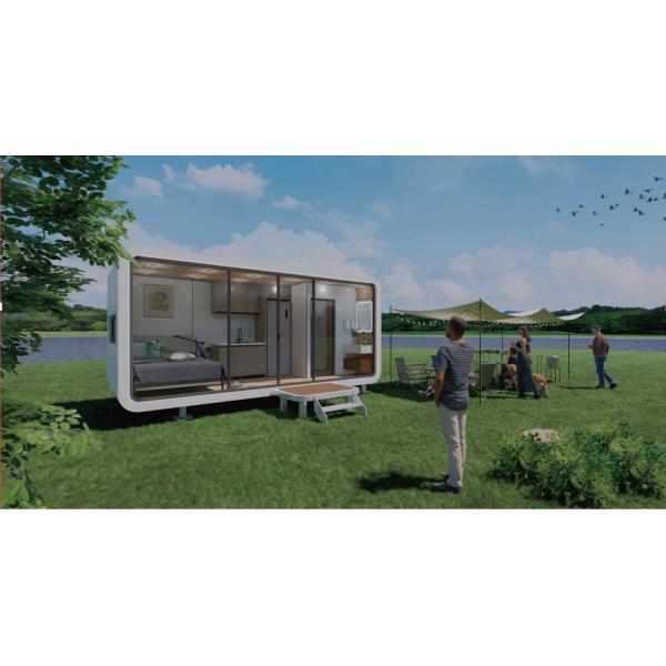 Hôtel touristique culturel et mobile de type capsule spatiale mobile